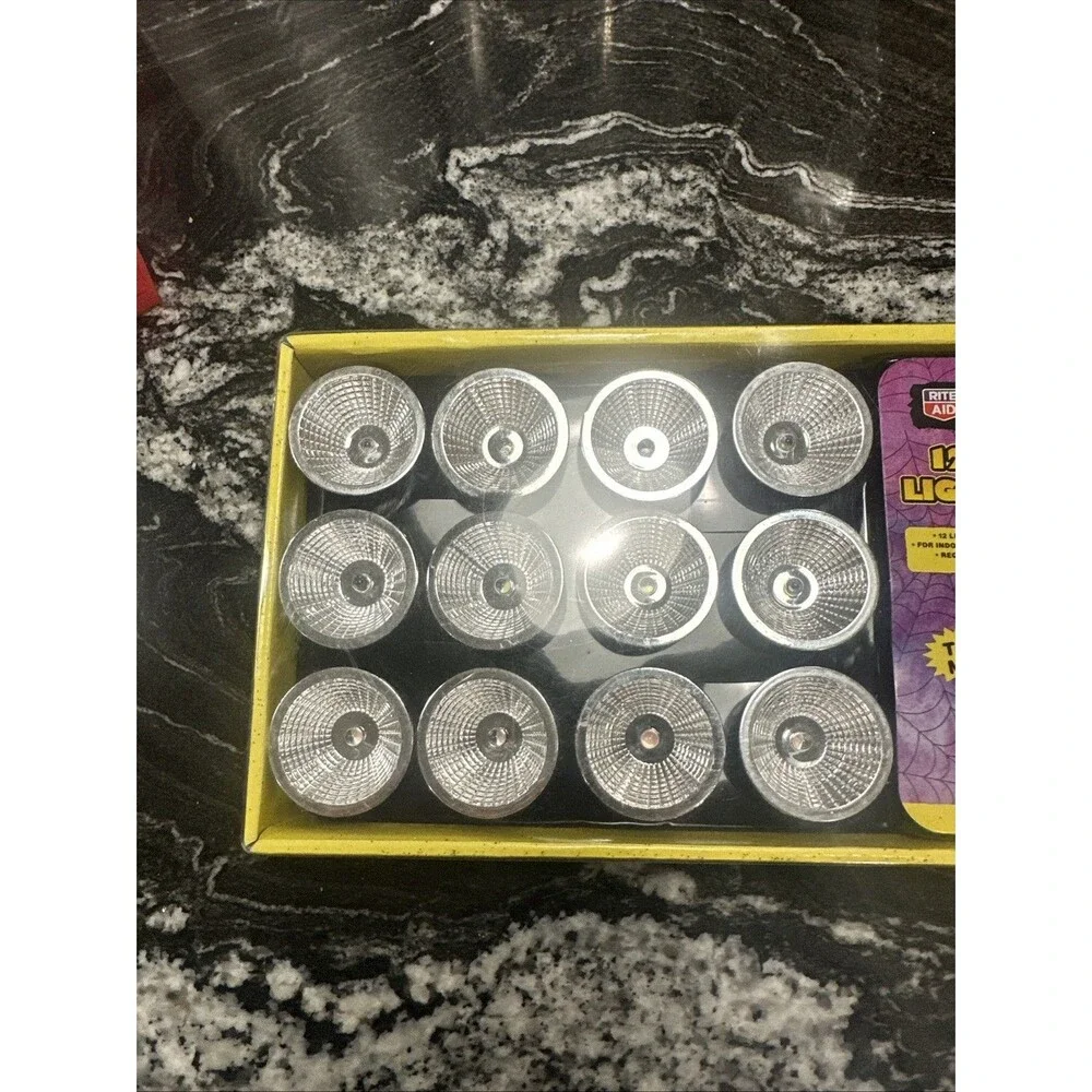 12 LED Strobe Light String Lightning Effect and Sound Halloween